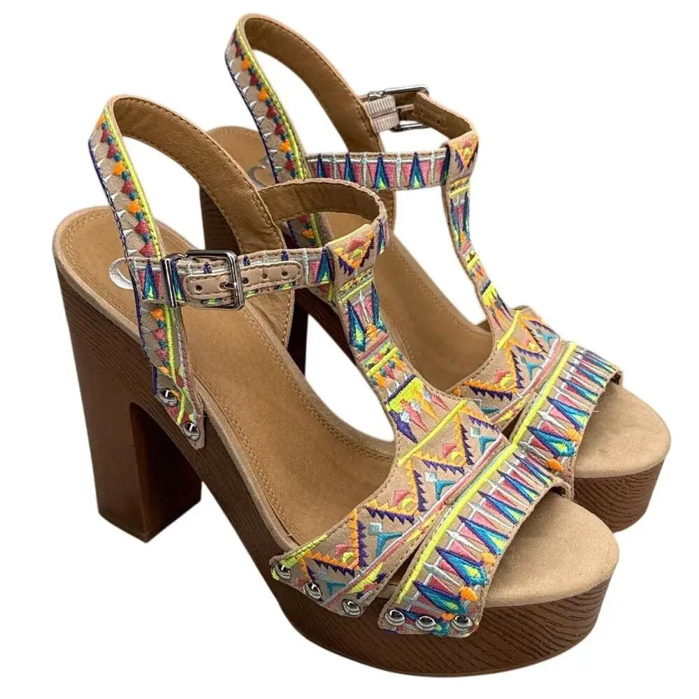 Gianni Bini Retro Glam Aztec Print 5
